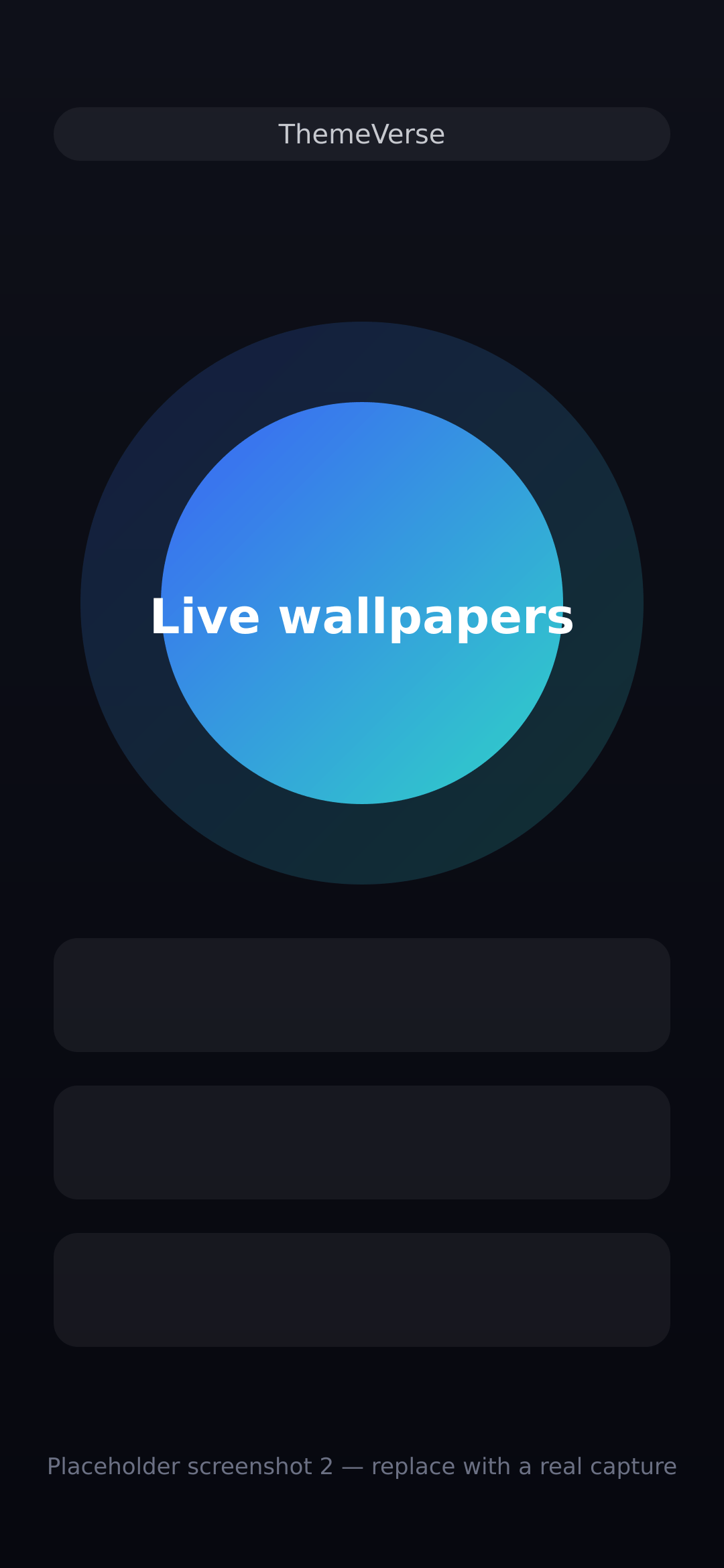 Live wallpaper preview with battery impact indicator in ThemeVerse
